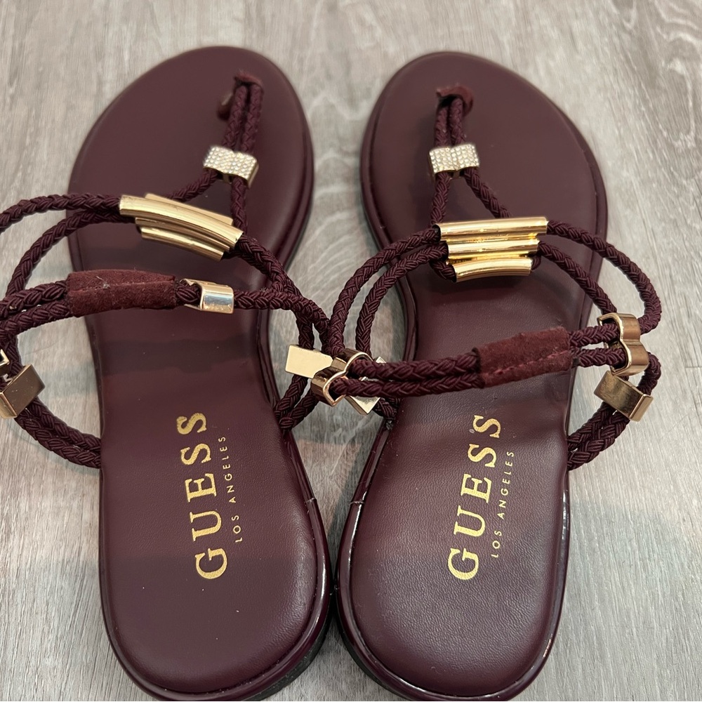 Brand new guess sandals size 6